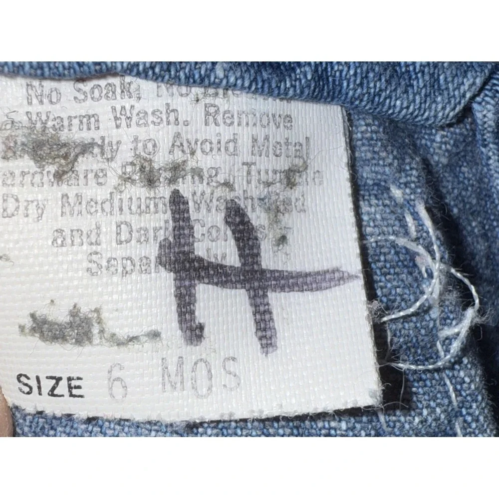 Vintage OshKosh Vestbak Denim Bib Overalls United‎ Garment Workers USA Made 6M